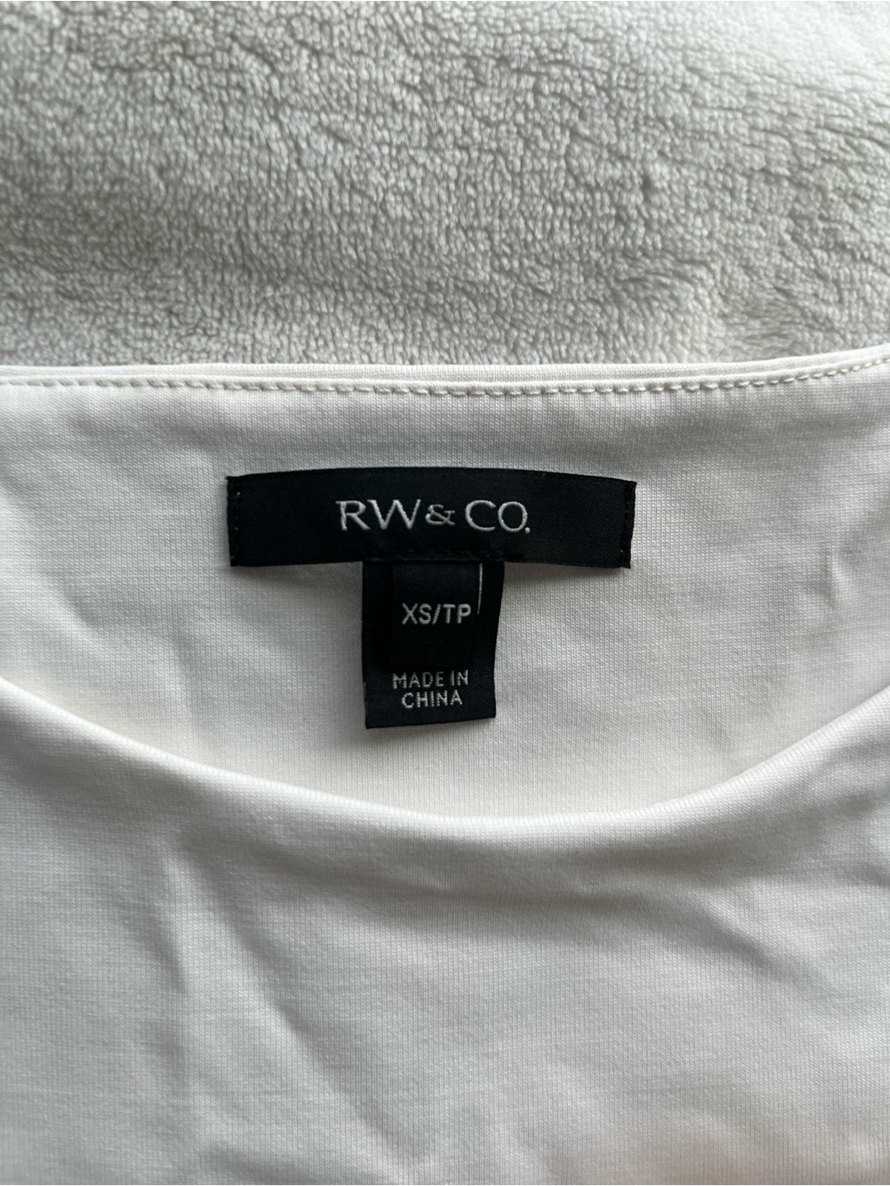 RW&CO. White Tank Top
